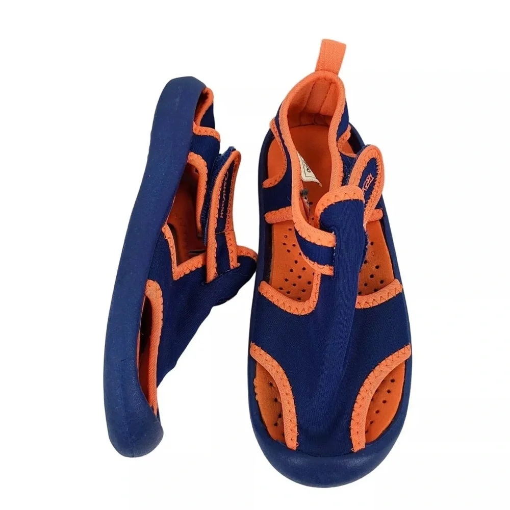 OshKosh Little Kids Water Shoes Orange Blue Size 12